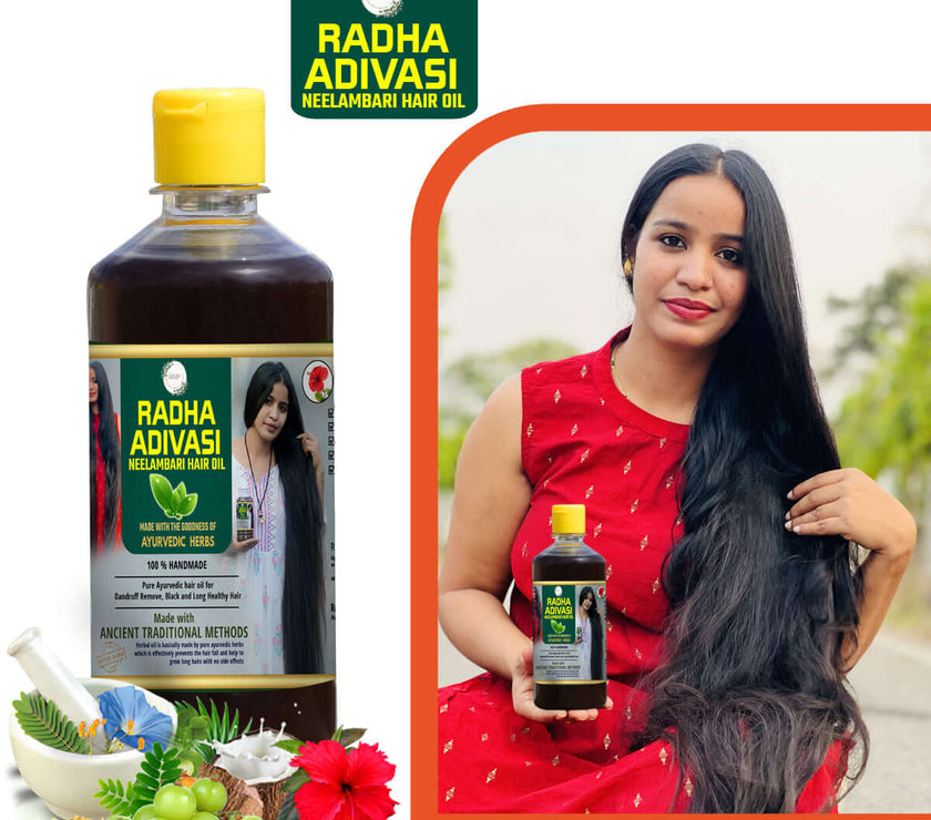 Radha adivasi neelambari hair oil [1000ml]