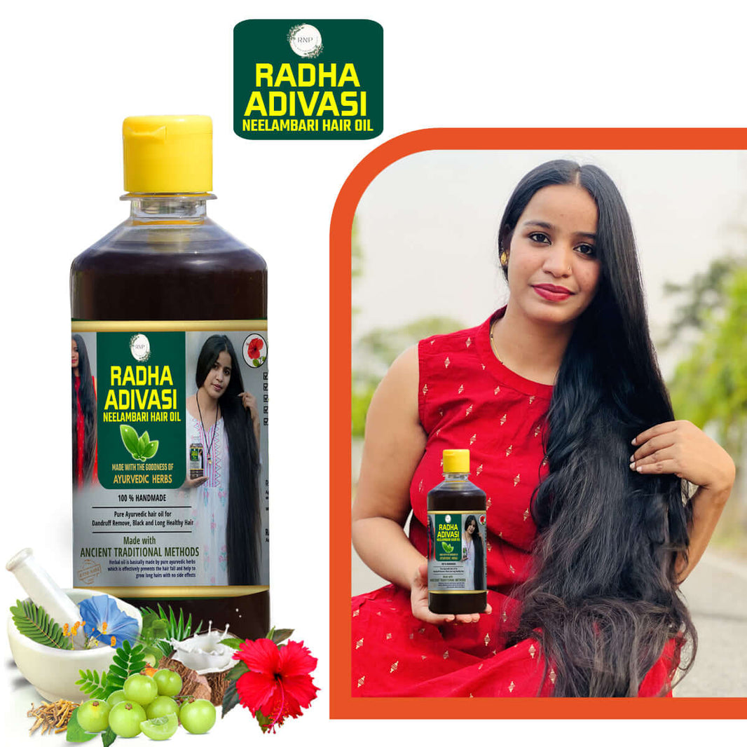 Radha adivasi neelambari hair oil [1000ml]