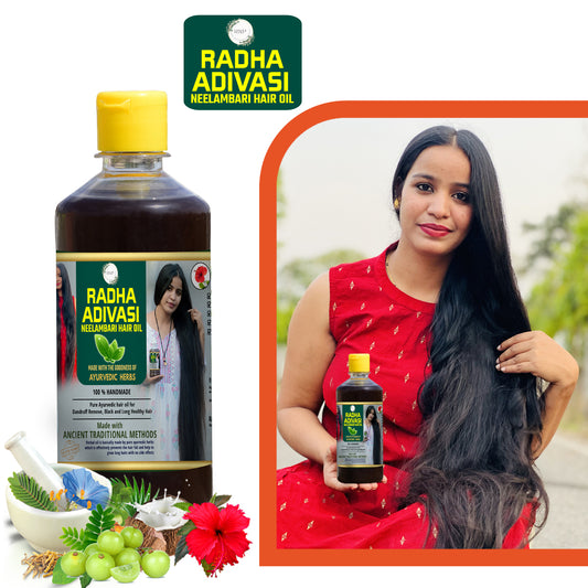 Radha adivasi neelambari hair oil [1000ml]